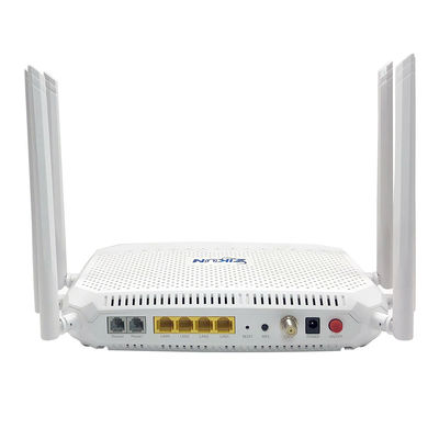 5ghz XPON ONU CATV Dual Band 4GE Wifi 2POTS WDM 2.4G / 5G ZC-521T