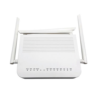 FTTH ONT XPON ONU Dual Band 1USB WIFI 4GE ZC-521 With 4 Extenal Antenna