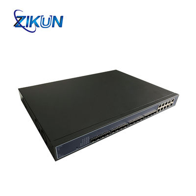 ZIKUN 8 Pon EPON OLT 10G 1GE SFP 4GE RJ45 8 Ports GPON Optical Line Terminal