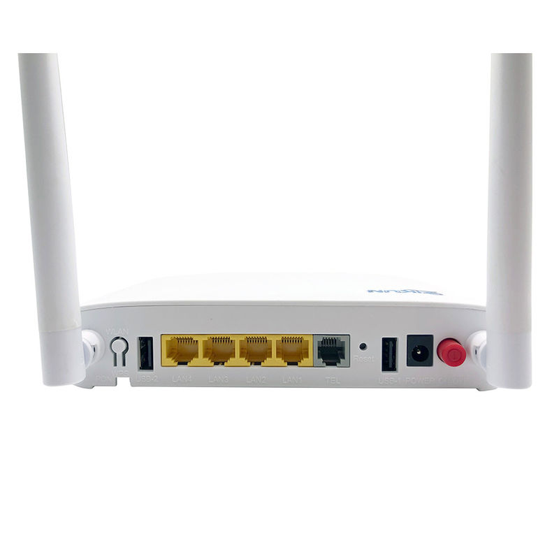 ZC-521G FTTH GPON ONU 4GE 1POTS WiFi 2USB Dual Band ONT Router