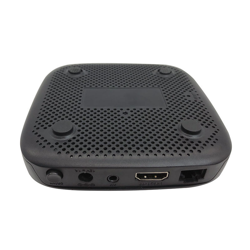 Black Smart IPTV Set Top Box Android 9.0 OS Wifi Internet TV Streaming Box