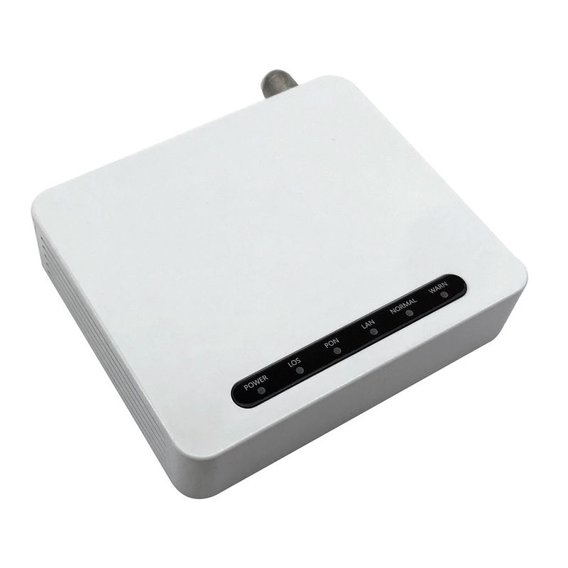 FTTH XPON GPON ONU Single Port 1GE CATV ZC-501T SC / APC Connector