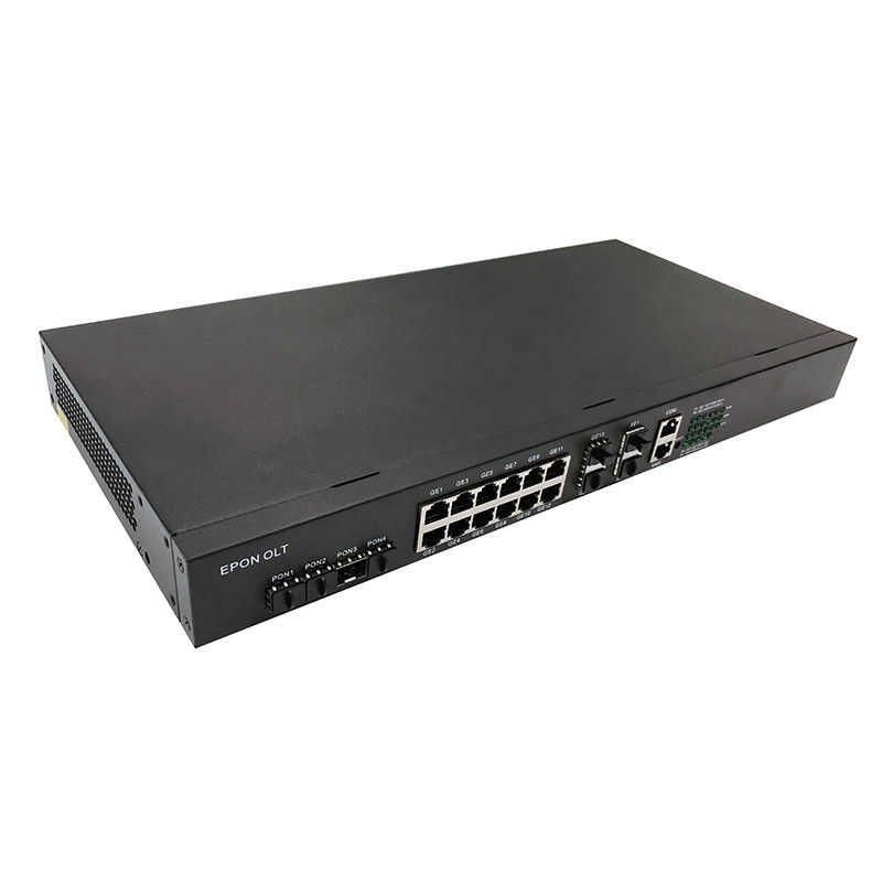 Fiber FTTH OLT 4 PORT GPON EPON GEPON 20KM Distance ZC-1004G
