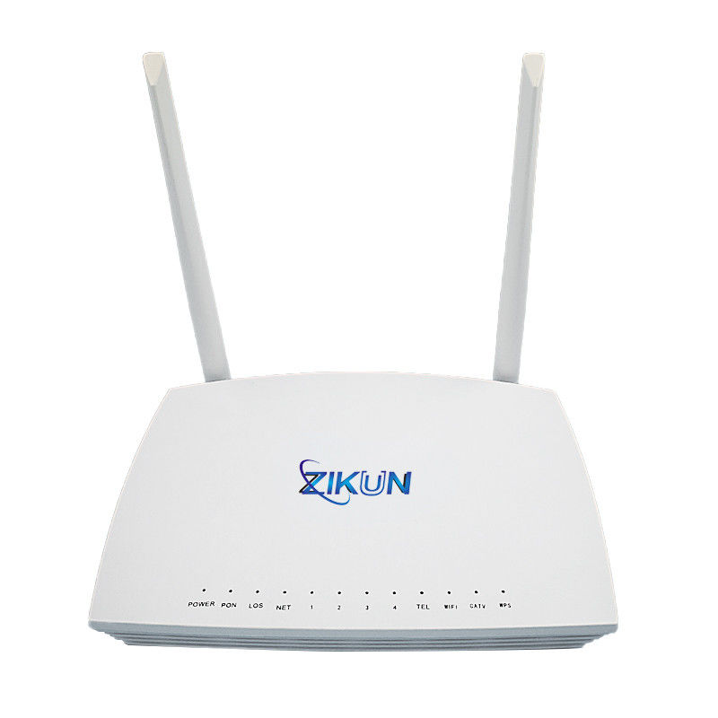 ZC-520T GPON ONT CATV ONU 1GE 3FE 1POTS WIFI WDM AGC For FTTx Solutions