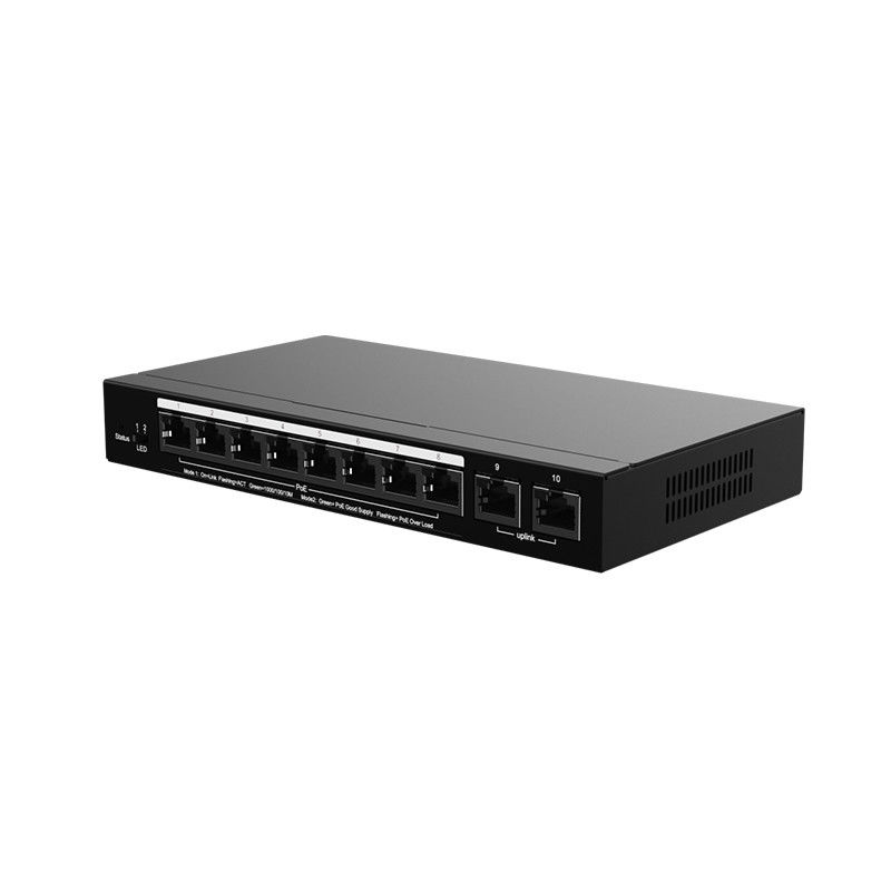 Managed 10 Port Poe Gigabit Switch ZC-2010P 70W IEEE 802.3at / IEEE 802.3af