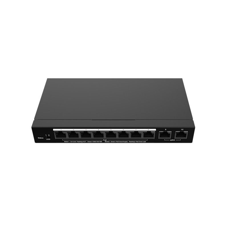 Managed 10 Port Poe Gigabit Switch ZC-2010P 70W IEEE 802.3at / IEEE 802.3af