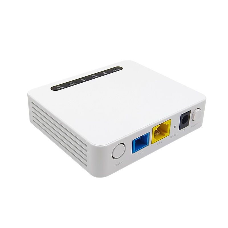 1GE FTTH ONU ONT System 12V DC GPON XPON Fiber Optic Modem ZC-501